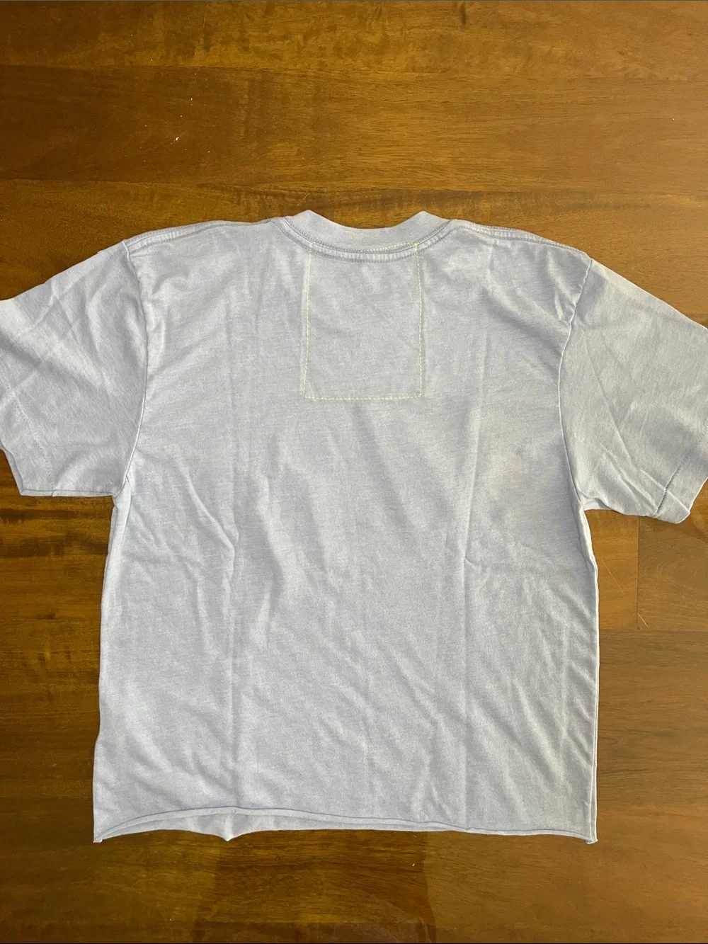 Aviator Nation Kids White Tee with Blue Logo & Rainbow Stripes